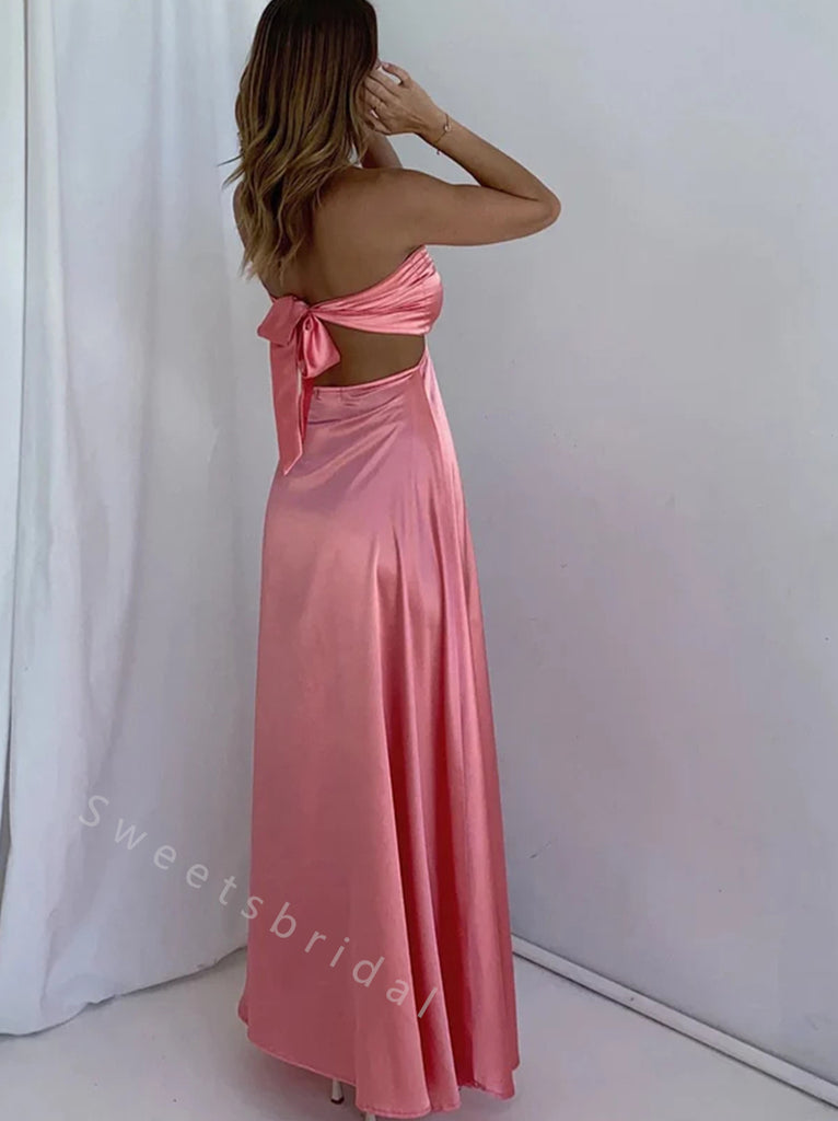 Sexy  Sweetheart Sleeveless A-line Long Prom Dress,SWS2063