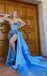 Sparkly Sweetheart Sleeveless Side Slit Mermaid Long Prom Dress,SWS2108