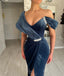 Sexy V-neck Slit Mermaid Long Prom Dress,SWS2133