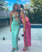 Sexy Sweetheart Sleeveless Sheath Floor Length Prom Dress,SWS2239