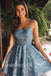 Elegant Halter Sleeveless A-line Short Mini Homecoming Dress, BTW352