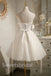 Sexy V-neck Sleeveless A-line Short Mini Homecoming Dress, BTW354