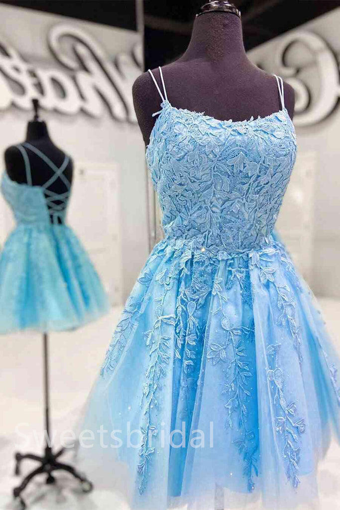 Elegant Sleevelless A-line Short Mini Homecoming Dress, BTW372
