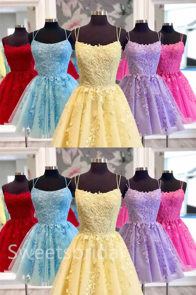 Elegant Sleevelless A-line Short Mini Homecoming Dress, BTW372