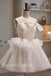 Elegant Bow knot Sleeveless A-line Short Mini Homecoming Dress, BTW357
