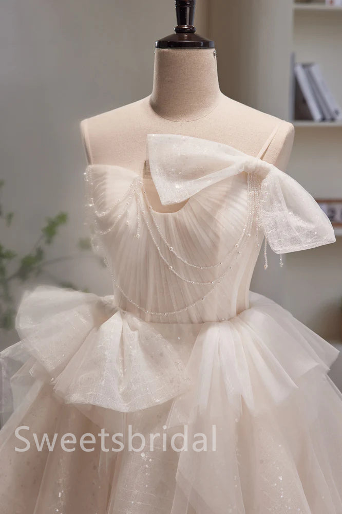 Elegant Bow knot Sleeveless A-line Short Mini Homecoming Dress, BTW357