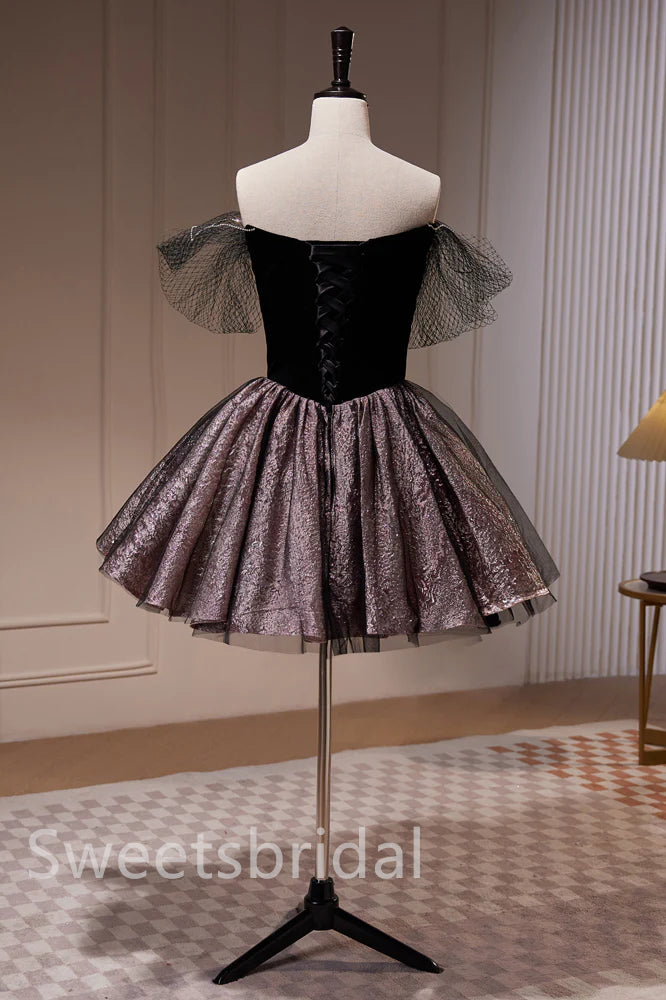 Charming Sweetheart  Sleeveless A-line Short Mini Homecoming Dress, BTW361