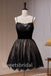 Sexy Spaghetti straps Sleeveless A-line Short Mini Homecoming Dress, BTW362