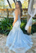 Charming Scoop Sleeveless Mermaid Floor Length Prom Dress,SWS2233