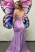Lalic Off Shoulder Sleeveless Side Slit Sheath Floor Length Prom Dress,SWS2231