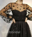 Sexy Long sleeves A-line Short Mini Homecoming Dress, BTW363