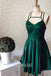 Sexy V-neck Sleeveless  A-line Short Mini Homecoming Dress, BTW364
