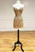 Sexy Sleevelless V-neck Sheath Short Mini Homecoming Dress, BTW373