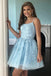 Elegant Sleevelless A-line Short Mini Homecoming Dress, BTW372