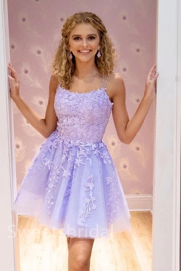 Elegant Sleevelless A-line Short Mini Homecoming Dress, BTW372