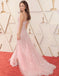 Sexy Spaghetti straps V-neck  Side slit A-line Long Prom Dress,SW2002