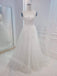 Sparkly Pearl  Square Sleeveless A-line  Wedding Dresses,DB0336