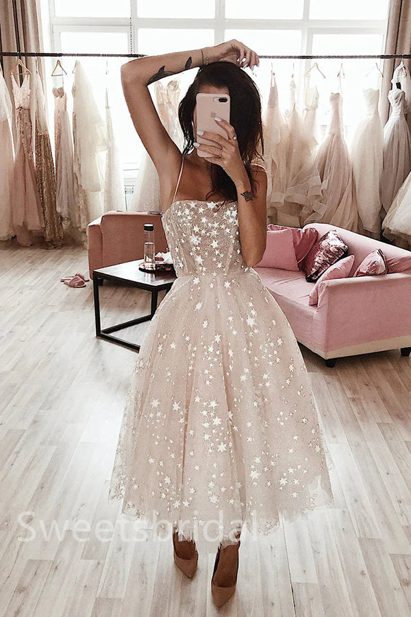 Elegant Halter Sleeveless A-line Long Homecoming Dress, BTW385