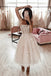 Elegant Halter Sleeveless A-line Long Homecoming Dress, BTW385