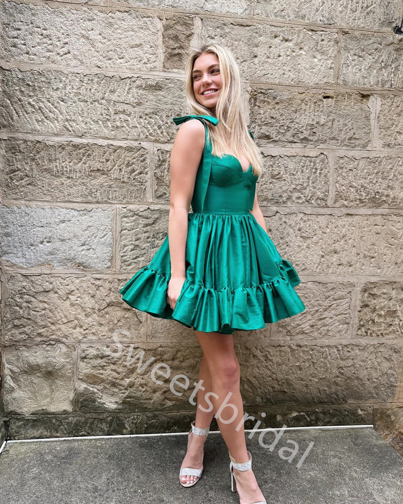 Sexy Sweetheart Sleeveless A-line Short Mini Homecoming Dress, BTW339