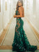 Sexy Sweetheart Sleeveless Mermaid Long Prom Dress,SWS2115