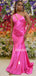 Mismatched Simple Soft Satin Mermaid Long Bridesmaid Dresses,SWE258
