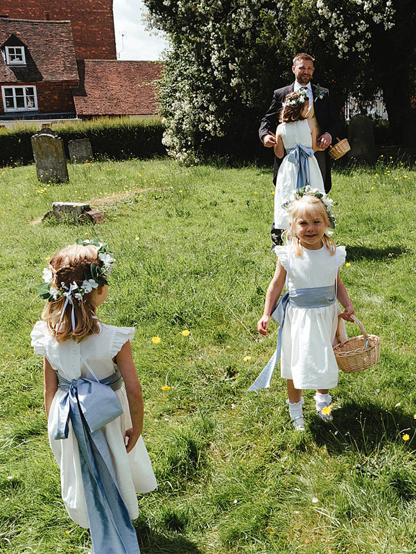 Lovely Round Neck Sleeveless A Line Flower Girl Dresses,GTE2130