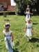 Lovely Round Neck Sleeveless A Line Flower Girl Dresses,GTE2130