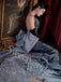 Elegant Square Sleeveless Mermaid Long Prom Dress,SW1944