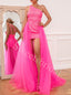 Sexy One shoulder Strapless Short Prom Dresses,SW1721