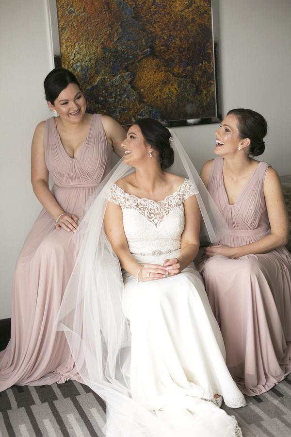 Simple V Neck Sleeveless Chiffon A Line Floor Length Long Bridesmaid Dresses, SW1041