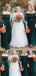 Pretty Off The Shoulder A Line Lace Up Chiffon Long Bridesmaid Dresses, SW1049
