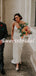 Pretty Sexy V-neck Mermaid Open Back Lace Long Wedding Dresses Evening Dresses,WD1141