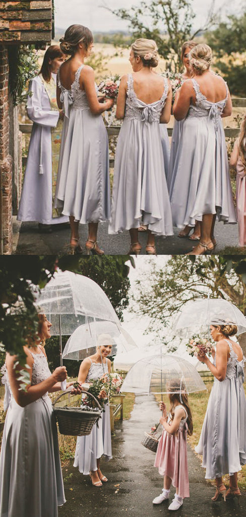 Simple Sleeveless Chiffon Party Dresses Short Bridesmaid Dresses, SW1115