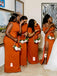 Mismatched Mermaid Simple Long Bridesmaid Dresses Online ,SWE1236