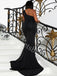 Elegant One shoulder Side slit Sheath Prom Dresses,SWW1770