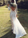 Elegant Long sleeves Open back Sheath lace applique Wedding Dresses,DB0281