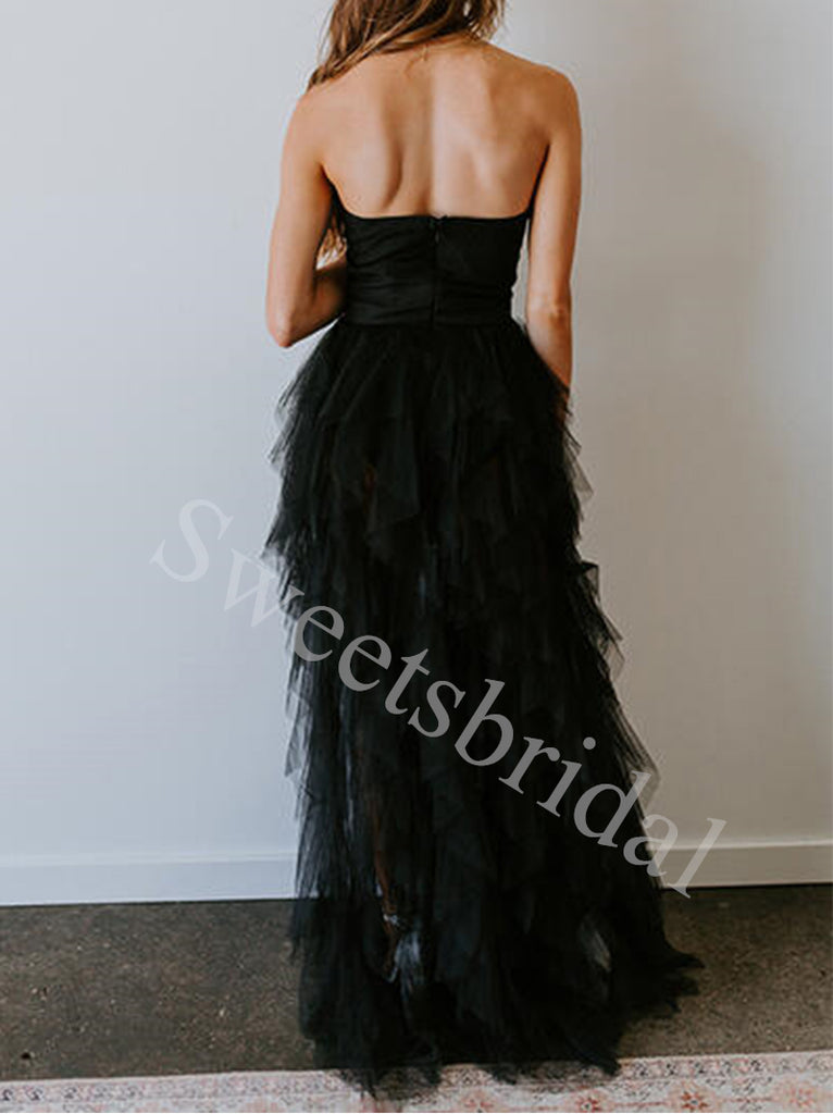 Sexy Sweetheart Sleeveless Simple A-line Prom Dresses,SWW1724