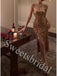 Sexy Square Sleeveless Side slit Sheath Long Prom Dress,SW1949