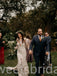 Simple Long sleeves Mermaid Lace applique Wedding Dresses, DB0223