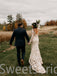Simple Long sleeves Mermaid Lace applique Wedding Dresses, DB0223