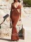 Sesy V-neck Spaghetti straps Mermaid Prom Dresses, SW1474