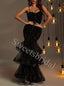 Sexy Sweetheart Spaghetti straps Mermaid Prom Dresses,SWW1779