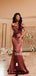 Mismatched Mermaid Soft Satin Simple Long Bridesmaid Dresses,SW1262