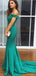 Unique Off The Shoulder Sweep Trailing Long Mermaid Prom Dresses, MD405