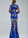 Elegant Long sleeves Strapless Prom Dresses, SW1486