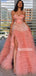 Simple Straight Tulle Side Slit Party Dresses Evening Prom Dresses,DPB187