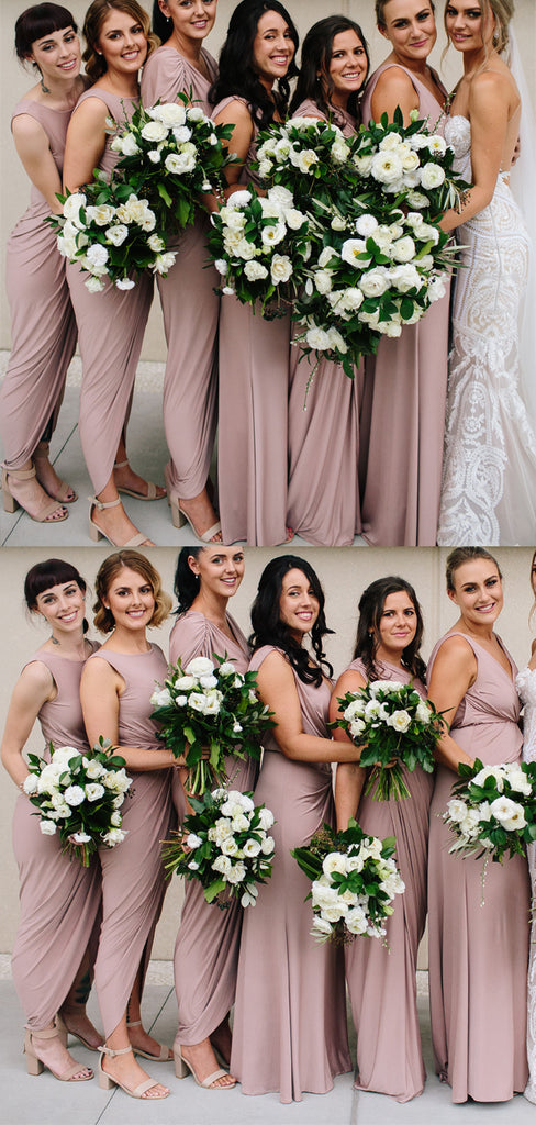 Charming Sleeveless Party Dresses Long Bridesmaid Dresses, SW1117
