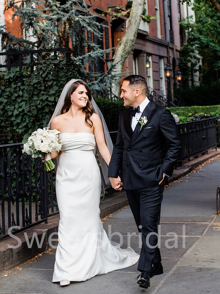 Simple Sweetheart A-line Wedding Dresses,  DB0226