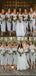 Sexy Off-shoulder Slit Wedding Short Bridesmaid Dresses,SWE1193